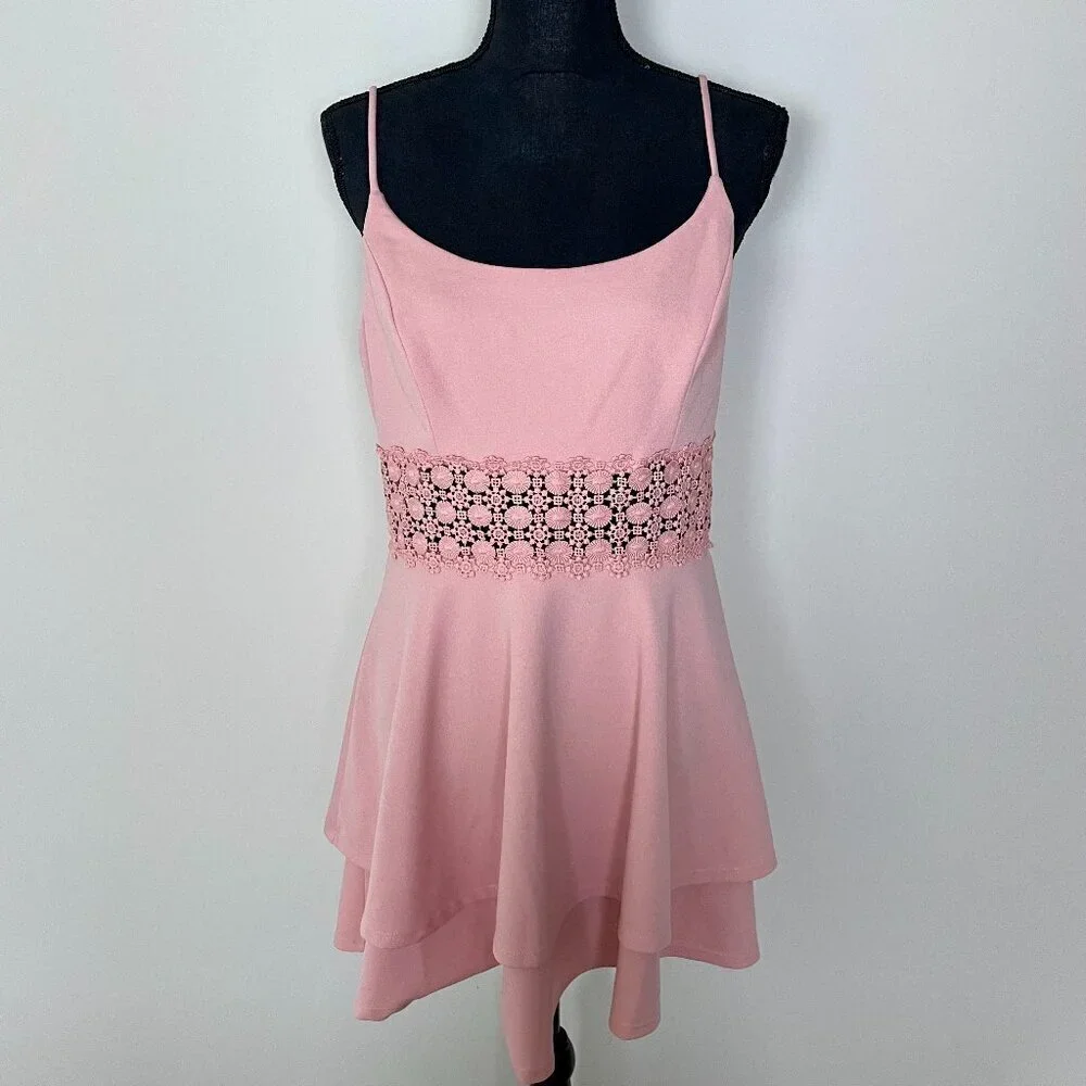 B.Darlin Pink Dress Size 13/14 - Picture 1 of 7
